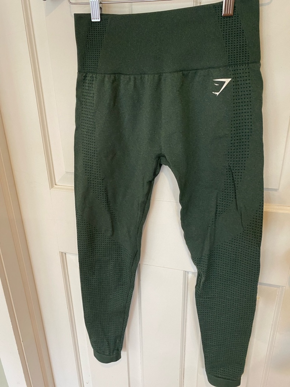 Gymshark Dark Green Seamless High-Waist Leggings - Picture 2 of 11